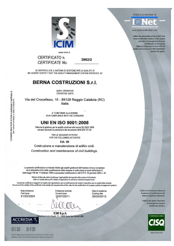 Certificato Icim